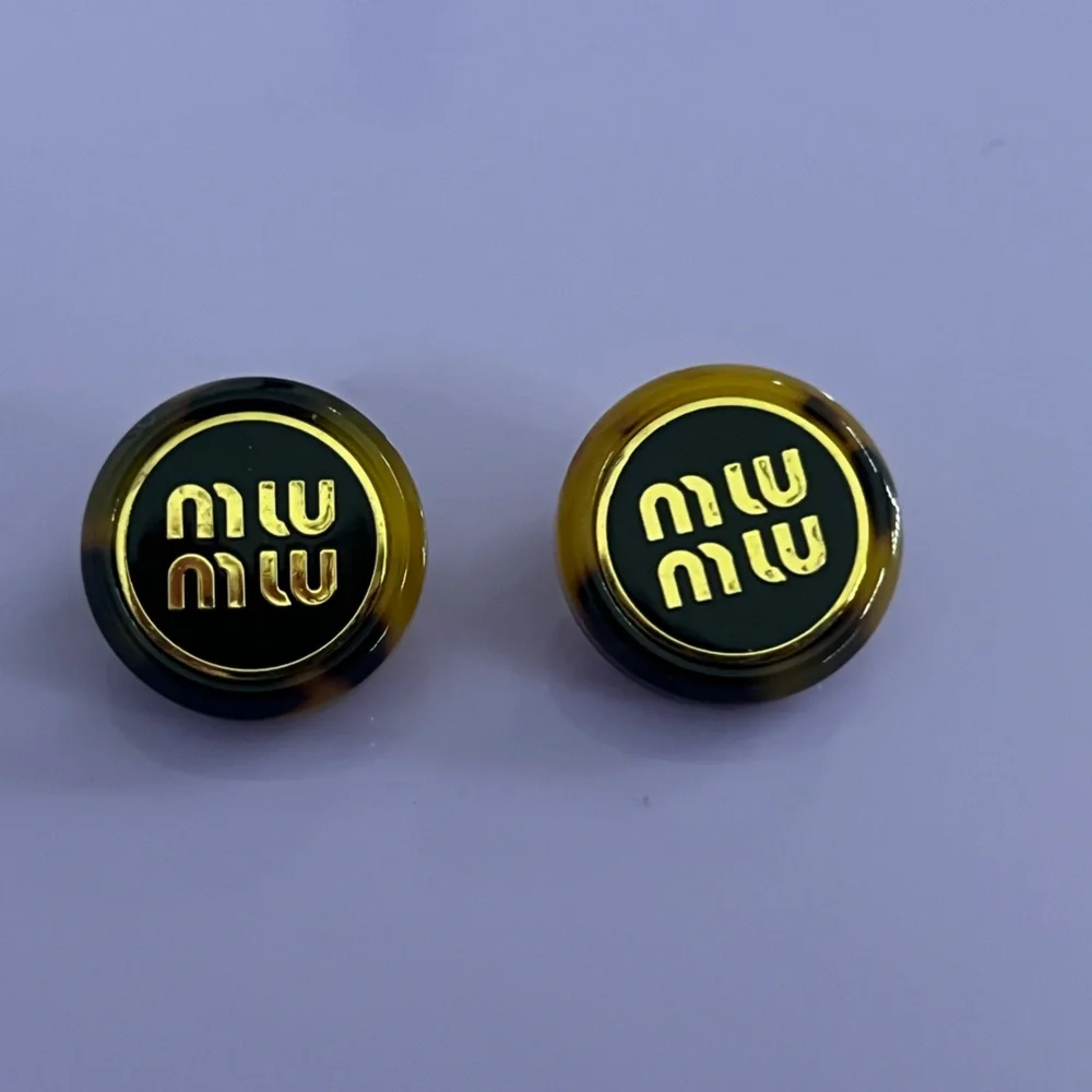 Button Earrings